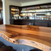 Live Edge Elm Bar Top